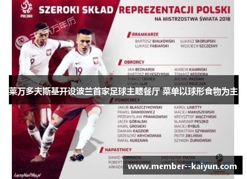 莱万多夫斯基开设波兰首家足球主题餐厅 菜单以球形食物为主 莱万多夫斯基开设波兰首家足球主题餐厅 菜单以球形食物为主